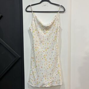 NWOT Elodie Cowl Neck Print Dress Size XL